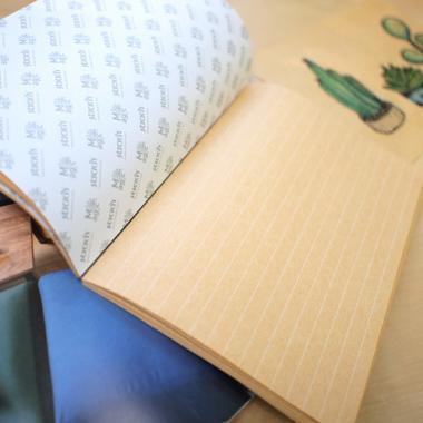 Stick\'n öntapadó jegyzettömb Kraft Notes Magic 150x215 mm, 4x75 lap - natúr barna