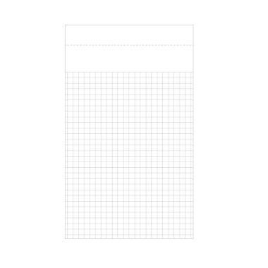 Stick\'n öntapadó jegyzetfüzet négyzetrácsos 190,5x114 mm, 50 lap - fehér