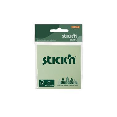 Stick'n öntapadó jegyzettömb 76x76 mm, 3x50 lap - pasztell színek