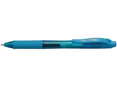 Pentel zselés rollertoll nyomógombos EnerGelX 0,7 mm - világoskék