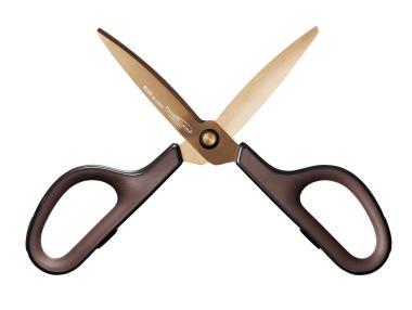 PLUS Fitcut PRÉMIUM titániumbevonatú olló 175 mm - bronz