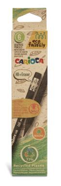 Carioca grafitceruza radírvéggel HB Tita 6 db-os