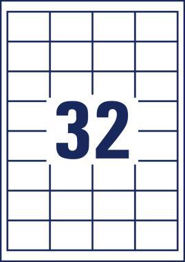 Avery univerzális címke - fehér 48,3 x 33,8 mm