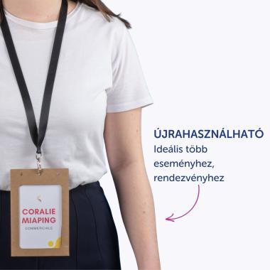 Avery igazolványtartó szett XL karton, 105 × 148 mm, 50 db - fehér