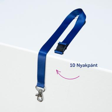 Avery nyakpánt újrahasznosított, 15 x 440 mm, 10 db - kék