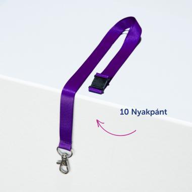 Avery nyakpánt újrahasznosított, 15 x 440 mm, 10 db - lila