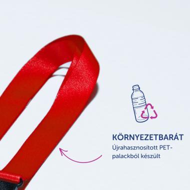 Avery nyakpánt fém kapoccsal 440 x 15 mm - piros