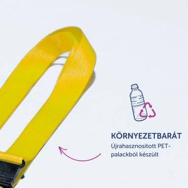 Avery nyakpánt újrahasznosított, 15 x 440 mm, 10 db - citromsárga