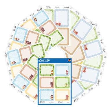 ONLINE matricacsomag iskolai címkék 50 matrica/ 10ív