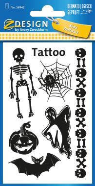 Avery tetoválás matrica - halloween 1 ív