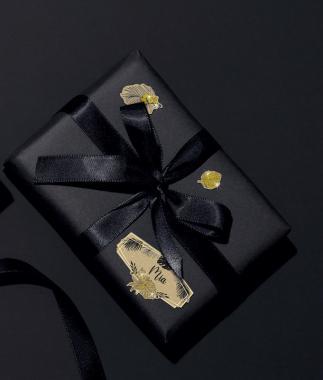 Avery papírmatrica arannyal nyomott, kerettel 2 ív