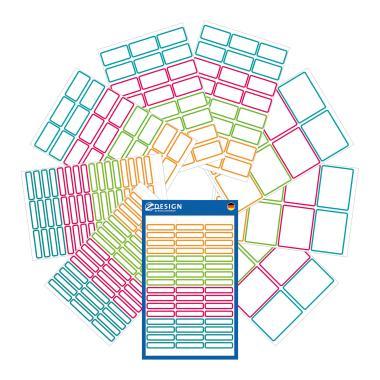 ONLINE matricacsomag Névcímkék 249 matrica/ 9ív