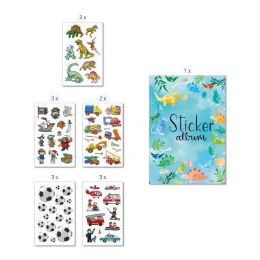ONLINE matricacsomag és album fiúk 171 matrica/ 6ív