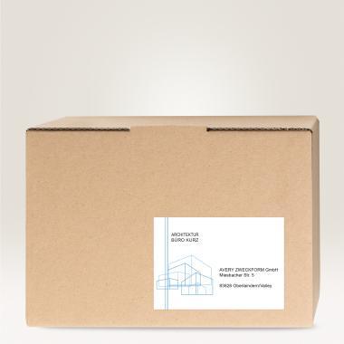 Avery univerzális etikett címke 210x148 mm 50+15 lap promo