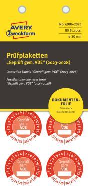 Avery eltávolíthatatlan öntapadó plakett 