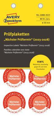 Avery időjárásálló öntapadó plakett Vinyl 