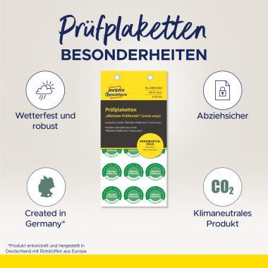 Avery eltávolíthatatlan öntapadó plakett 
