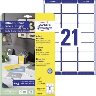 Avery címzés címke 63,5 x 38,1 mm 10 lapos