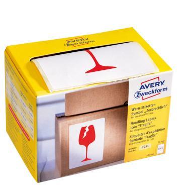 Avery piktogram Törékeny, óvatosan kezelendő! 74 x 100 mm