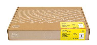 Avery csomagcímke 105 x 74 mm - fehér 300 ív