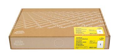 Avery csomagcímke 210 x 297 mm - fehér 300 ív