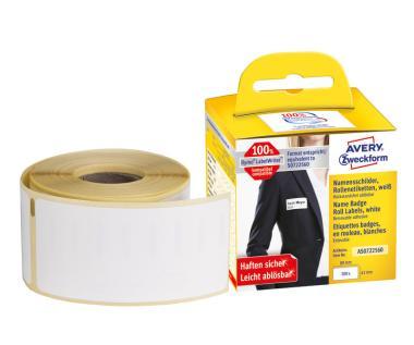 Avery tekercses visszaszedhető névcímke 41 x 89 mm - fehér