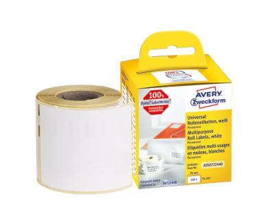 Avery tekercses öntapadó címke, thermo nyomtatóhoz 54 x 70 mm 160 címke