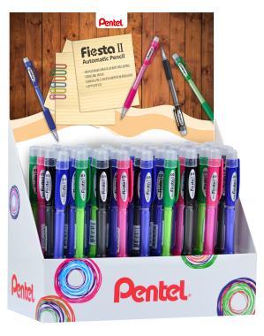 Pentel nyomósirón Fiesta II 0,5 mm 36 db-os töltött display