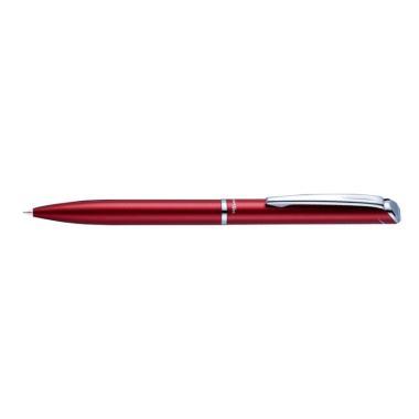 Pentel zselés rollertoll prémium fém EnerGel gránátvörös 0,7 mm - fekete tintával + ajándék kék tollbetéttel