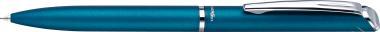 Pentel zselés rollertoll prémium fém EnerGel türkizkék 0,7 mm - fekete tintával + ajándék kék tollbetéttel