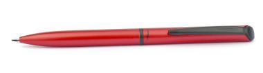 Pentel zselés rollertoll prémium fém EnerGel matt piros 0,7 mm - kék tinta