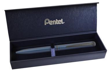 Pentel zselés rollertoll prémium fém EnerGel matt kék 0,7 mm - kék tinta