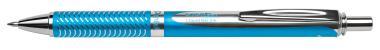Pentel Energel prémium fém nyomógombos rollertoll 0,35 mm égszínkék – fekete tintával + ajándék kék tollbetéttel