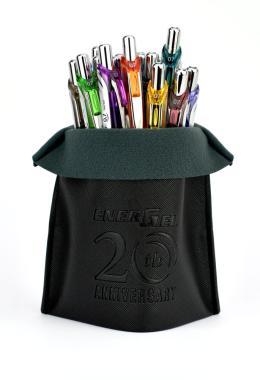 Pentel zselés rollertoll nyomógombos EnerGel 0,7 mm 20 db-os szett, 20 szín x 1 db