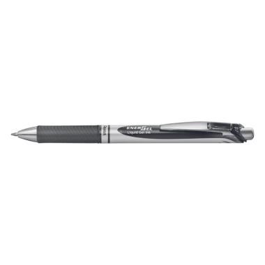 Pentel zselés rollertoll nyomógombos EnerGel 0,7 mm - fekete