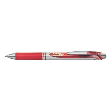 Pentel zselés rollertoll nyomógombos EnerGel 0,7 mm - piros