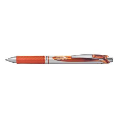 Pentel zselés rollertoll nyomógombos EnerGel 0,7 mm - narancssárga