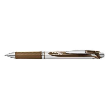 Pentel zselés rollertoll nyomógombos EnerGel 0,7 mm - szépia
