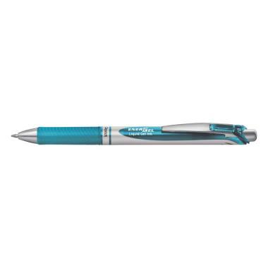 Pentel zselés rollertoll nyomógombos EnerGel 0,7 mm - világoskék