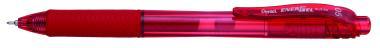 Pentel zselés rollertoll nyomógombos tűhegyű EnerGelX 0,5 mm - piros