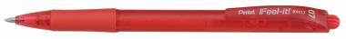 Pentel golyóstoll nyomógombos IFeel-it! 0,7 mm - piros