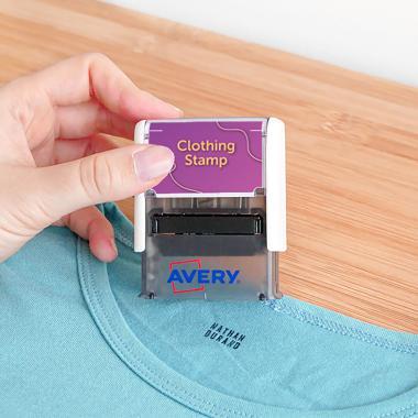 Avery ISKOLAI textil ruhabélyegző - 288 karakter (betűk, számok, jelek)