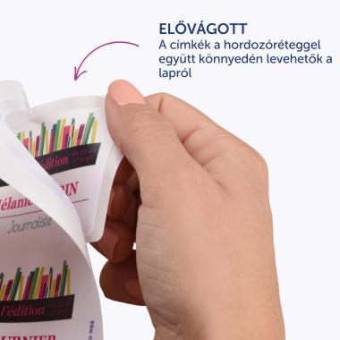 Avery Textilre ragasztható névcímke kerek ⌀ 65mm fehér