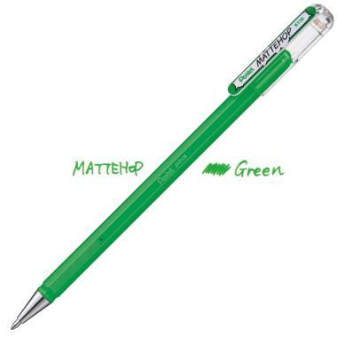 Pentel zselés rollertoll kupakos MATTEHOP 1,0 mm - zöld