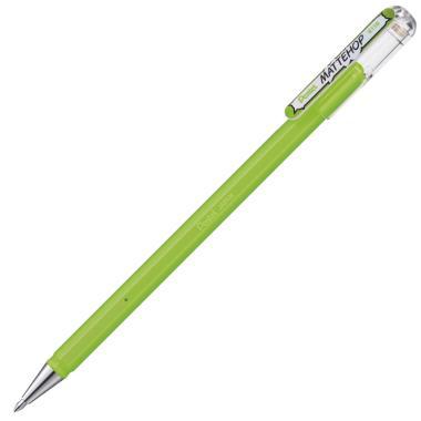 Pentel zselés rollertoll kupakos MATTEHOP 1,0 mm - sárgászöld