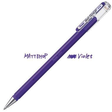 Pentel zselés rollertoll kupakos MATTEHOP 1,0 mm - lila
