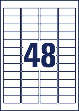 Avery univerzális visszaszedhető címke 45,7 x 21,2 mm 50+15 lap promo
