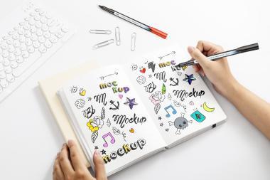 Pentel tűfilc SZÍNES Pointliner 0,4 mm – ibolyalila
