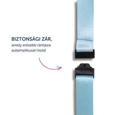 Avery ISKOLAI nyakpánt kártyatartóval - kék