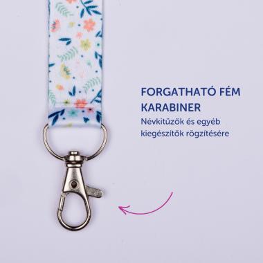 Avery nyakpánt újrahasznosított, 20 x 440 mm, 10 db - virágmintás